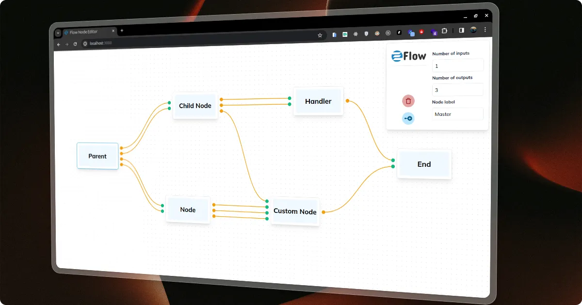 Flow Node Editor screenshot